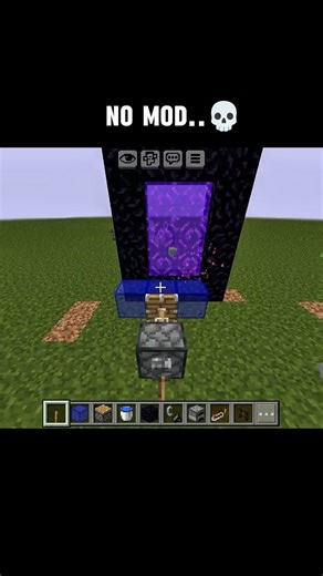 Minecraft How to Place Water in the Nether☠️