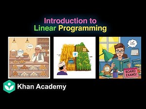 Introduction to linear programming [Hinglish]| Linear programming | Grade 12 | Math | Khan Academy