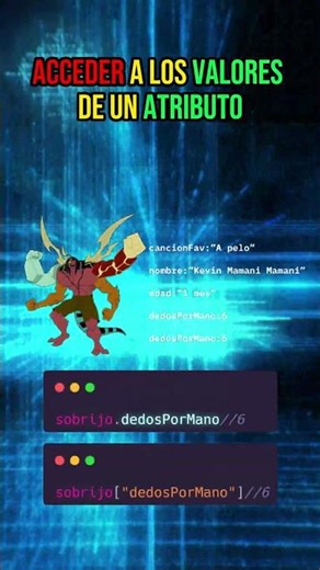 Como acceder a atributos en objetos javascript(POO)