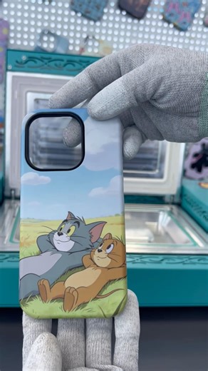 Sublimation machine can DIY any patterns on blank phone case from TUOLI #diyphonecase