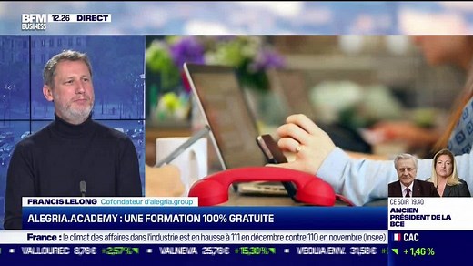 Francis Lelong (alegria.group) : Lancement d'alegria.academy pour former à la technologie no-code - 16/12
