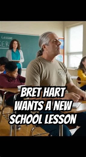 Bret Hart Wants A New School Lesson #wwe #brethart #wcw #prowrestling #fyp