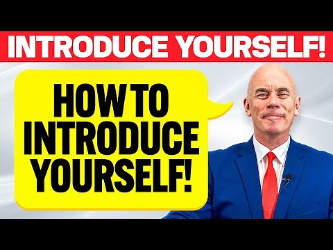 INTRODUCE YOURSELF! (How to INTRODUCE YOURSELF in a JOB INTERVIEW!) SELF-INTRODUCTION BEST ANSWER!