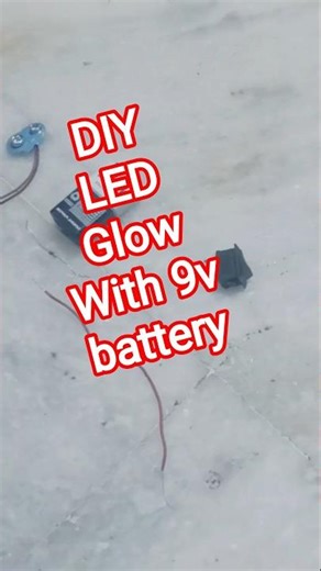 Here is the simple LED circuit using a switch and 9V battery 👇