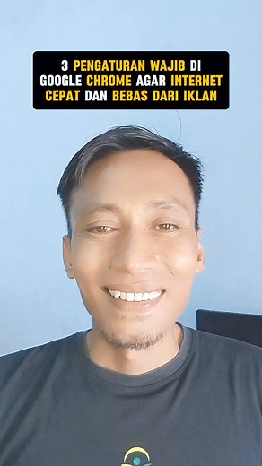 3.4K views · 837 reactions | Tiga pengaturan wajib di google chrome agar internet cepat dan bebas dari iklan. #tutorial #tipsandroid #settinggoogle #internetcepat #browsing #bebasiklan | Ahmad Bakir | Facebook