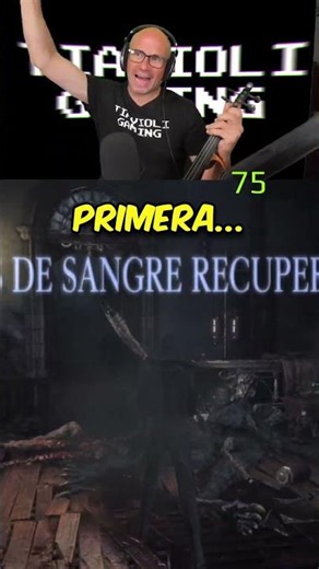 First enemy defeated in Bloodborne! | PLAYING 🎻BLOODBORNE WITH A VIOLIN🎻|