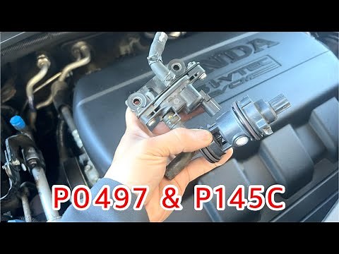 Honda Pilot Evap Purge Valve & Vent Valve Replace - Codes P0497 & P145C
