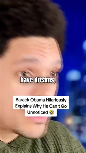 Barack Obama Hilariously Explains Why He Can_t Go Unnoticed 🤣 #obamaforever #fyp #obama #barackobama #chicagonews
