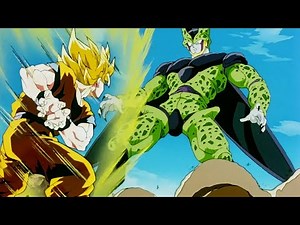 Goku vs Cell Full Fight Original Dub 4K A.I Upscale