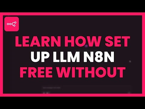 Learn how to set up LLM in N8N for free and without tokens.