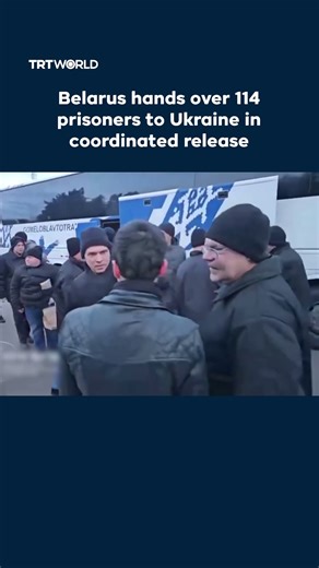 Belarus hands over 114 prisoners to Ukraine in coordinated release