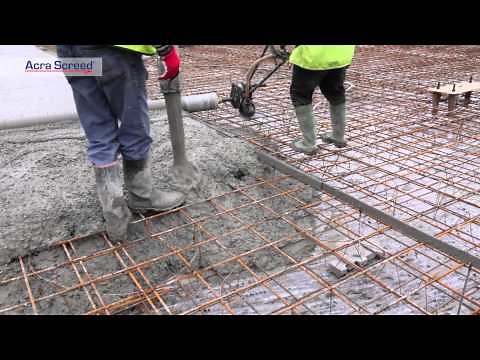 Concrete screed rail system - Acra Screed