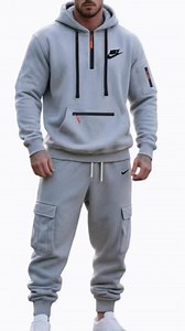 Step up your casual wardrobe with this sleek NK tracksuit—where iconic sporty design collides with modern streetwear edge. Perfect for lazy weekends, quick errands, or hanging with friends, this 2-piece set checks every box for style, coziness, and functionality. | Tragesser
