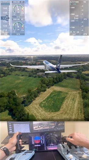 Don’t Watch This Lufthansa A350 Landing in Hamburg #shorts