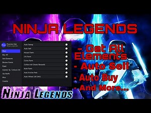 Ninja Legends OP Script - Get all Elements & More 2022