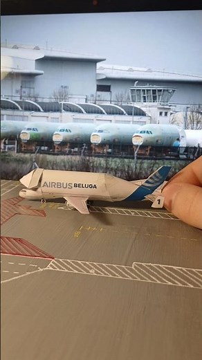 Papercraft Airbus Beluga Model Plane | Tutorial!