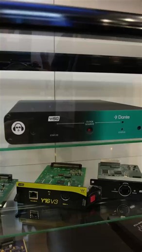 We’re live at the Waves booth with a first look at what’s coming next. This upcoming SoundGrid Bridge prototype packs the same functionality in a smaller form factor — and could land almost $1K less than the previous version. Waves Audio NAMM #namm #namm26 #waves #fullcompass | Full Compass Systems