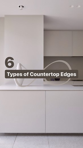 6 Types of Countertop Edges✨ 1. FLAT POLISHED EDGE 2. MITERED EDGE 3. BEVELED EDGE 4. BULLNOSE EDGE 5. HALF BULLNOSE EDGE 6. OGEE FLAR EDGE Follow @furniturefactoree for more interior tips! #reelsinstagram #reelsindia #interiordesign #interiordecor #interiorstyling #interiortips #kitchendesign #kitcheninspiration #countertops #tipsandtricks #gurgaon #delhincr #viralvideos | Furniture Factoree