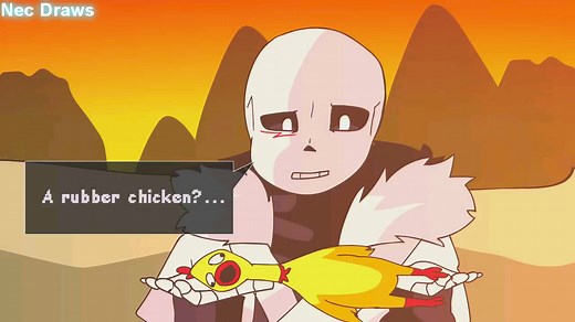 【UnderTale同人动画搬运】Epic!Sans vs Cross!Sans (Animation)