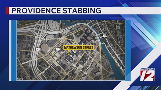 Man stabbed outside Providence church