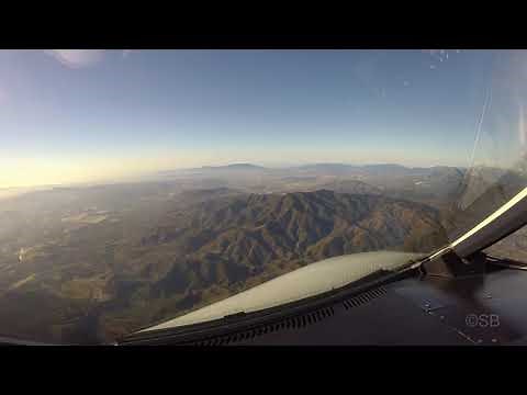 Malaga, Spain (AGP): Approach and landing runway 13 on a nice morning. Airbus A320 cockpit view. 4k.