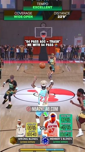 NBA 2K26 Attribute Ratings Pass Accuracy 84