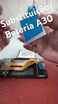 Bateria nova Samsung A30. Bateria com pouca duração