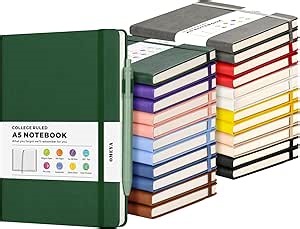 24 Pack Journal Notebooks for Work with 24 Pens, A5 Hardcover Notebook，Business Notebooks Bulk, College Ruled Notebook for Men, Leather Journal for Writing, 160 Pages, 100GSM Thick Paper (5.7" x 8.3") : Amazon.ca: Office Products