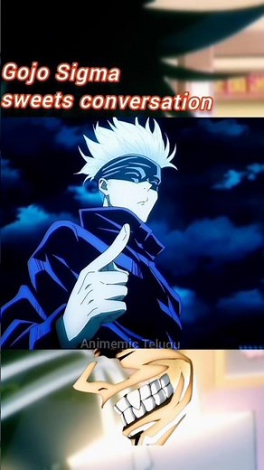 Satoru Gojo Sigma Telugu Explanation 😁💥 | jujutsu kaisen Telugu edit. #anime #jujutsukaisen #shorts