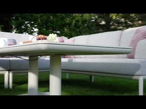 Parma Adjustable Height Outdoor Side Table by Murphy Home