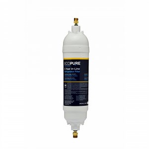 Reviews for EcoPure 5-Year In-Line Refrigerator Water Filter - Includes both 1/4 in. Compression and Push to Connect Fittings | Pg 1 - The Home Depot