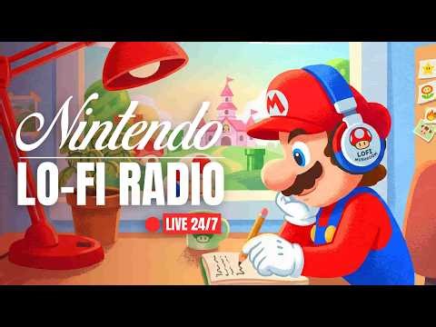Nintendo Lo-Fi Radio 24/7 📡🔴 Relaxing Chill Tunes & Retro Beats