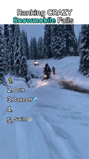 Ranking CRAZY Snowmobile Fails