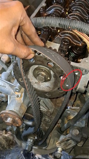 Mitsubishi Kuda 4G15 Timing Belt Installation #automobile #timingmarks #mechanic #tips #enginerepair