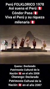 130K views · 7.4K reactions | • Condor Pasa - Perú Folklórico 1978 con el charango y quena. ♥️懶❤ | ArtPerú | Facebook
