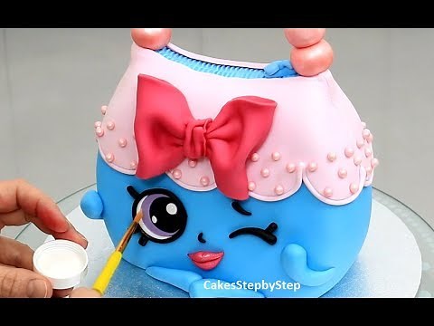 How To Make a SHOPKINS Handbag CAKE by Cakes StepbyStep