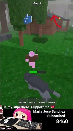 How I Kill Wolves Safely - New Axe Trick! / 99 Nights (Stream Clip)