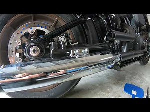 TAB Performance slip-on mufflers for 2020 Harley-Davidson Lowrider S