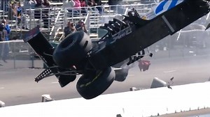 Leah Pruett walked away from this UNBELIEVABLE crash during eliminations at the Mopar Express Lane #MidwestNats presented by Pennzoil. | NHRA