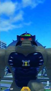 FORÇA BRUTA ENORMOSSAURO SUPREMO! Todos os Ataques Especiais no Ben 10 Omni X Definitivo! 👊🦖💥