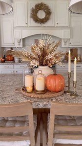Cozy fall centerpiece!🍂🎃 Comment FALL and I’ll send you links to everything I used! This is one of my favorite centerpieces I have done! Using muted fall tones is my favorite way to decorate for fall.🍂🎃 Soft oranges, warm creams, and cozy brown accents! I also love adding a touch to twinkle lights to my decor. Something about the twinkling lights and a cozy candle feels like fall!🎃I have officially started decorating for fall! I’m hoping to do my fireplace next week and im SO excited!!#fall