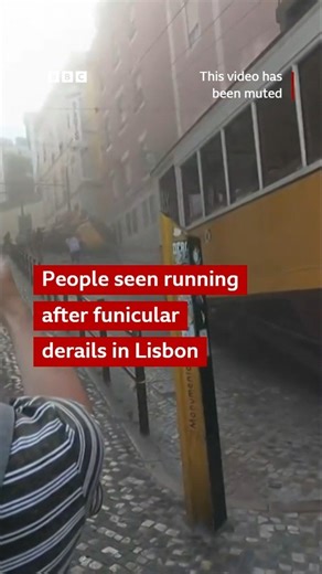 2M views · 2.5K reactions | One of Lisbon's most iconic tourist attractions, the Glória funicular, derailed and crashed on Wednesday evening. At least 17 people were killed and more than 20 have been injured.  Catch up with the world on the Global News Podcast: https://bbc.in/47Ynteu | BBC World Service | Facebook