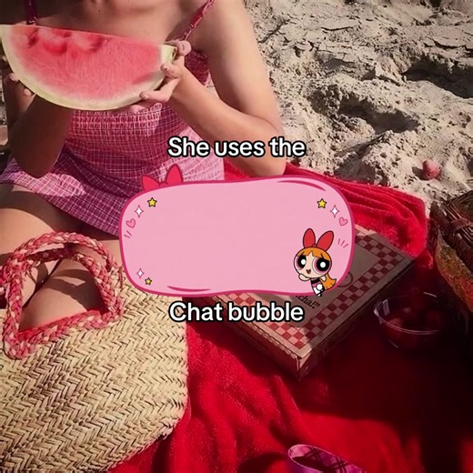 ‏#chatbubble #powerpuffsgirls #blossom #blowup #ralady | chat bubble