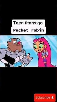 teen titans go pocket Robin 😂