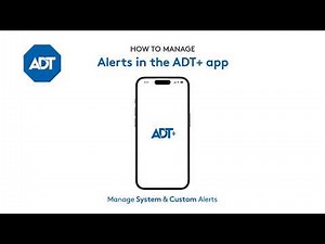 How to Manage Alerts in the ADT+ app