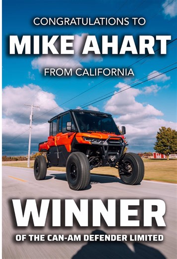 Remember that Can-Am Defender Limited Edition that’s custom painted to match that Fiery Metallic Orange on the full OB39 setup? Lift kit, wheels, tires all dialed in the Own Boss way? WE FINALLY HAVE A WINNER! 🗣️🎉 Congratulations, MIKE AHART! You get to take this beast home, brother! 🫱🏼‍🫲🏻🔥 We’re so fired up every time we get to call you guys to let you know you’ve won. And in turn, we wouldn’t be able to do these giveaways without your support. So THANK YOU ALL for making this possible f
