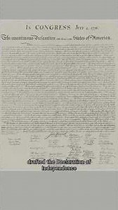 Thomas Jefferson drafted the Declaration of Independence on this desk