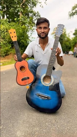 Small Guitar And Yamaha Acoustic Guitar Unboxing 😍✅