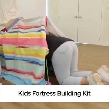 Fort Building Kit for Children - Indoor Outdoor Making Forts | Diy For Kids