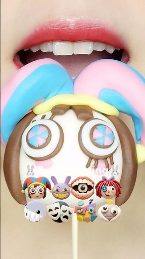 Amazing Digital Circus🎪 Wagashi Mukbang 화과자 먹방